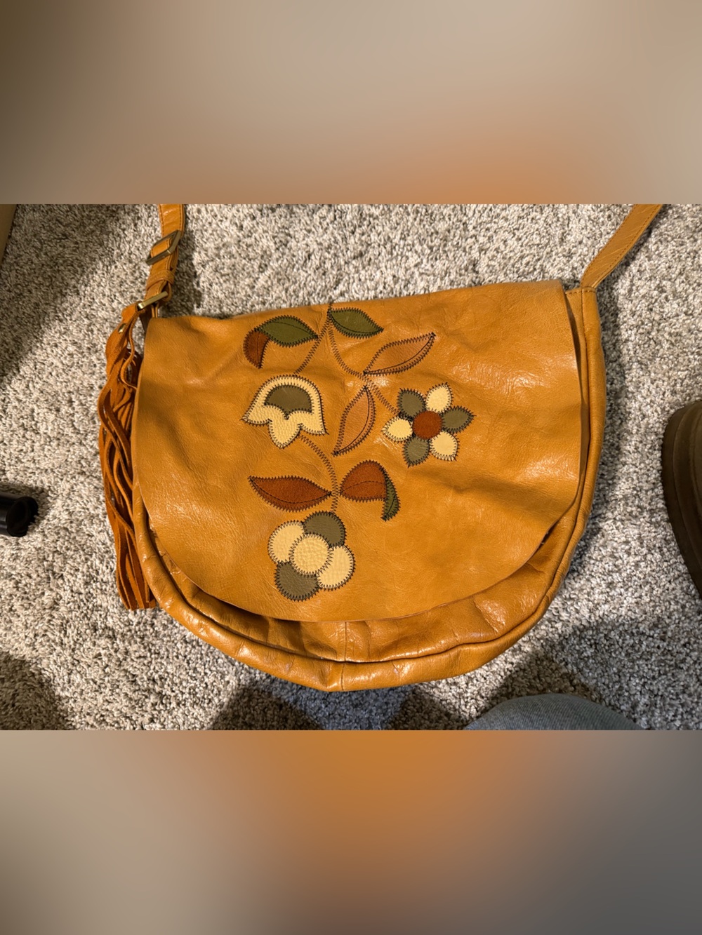 Vintage Hobo Leather Bag